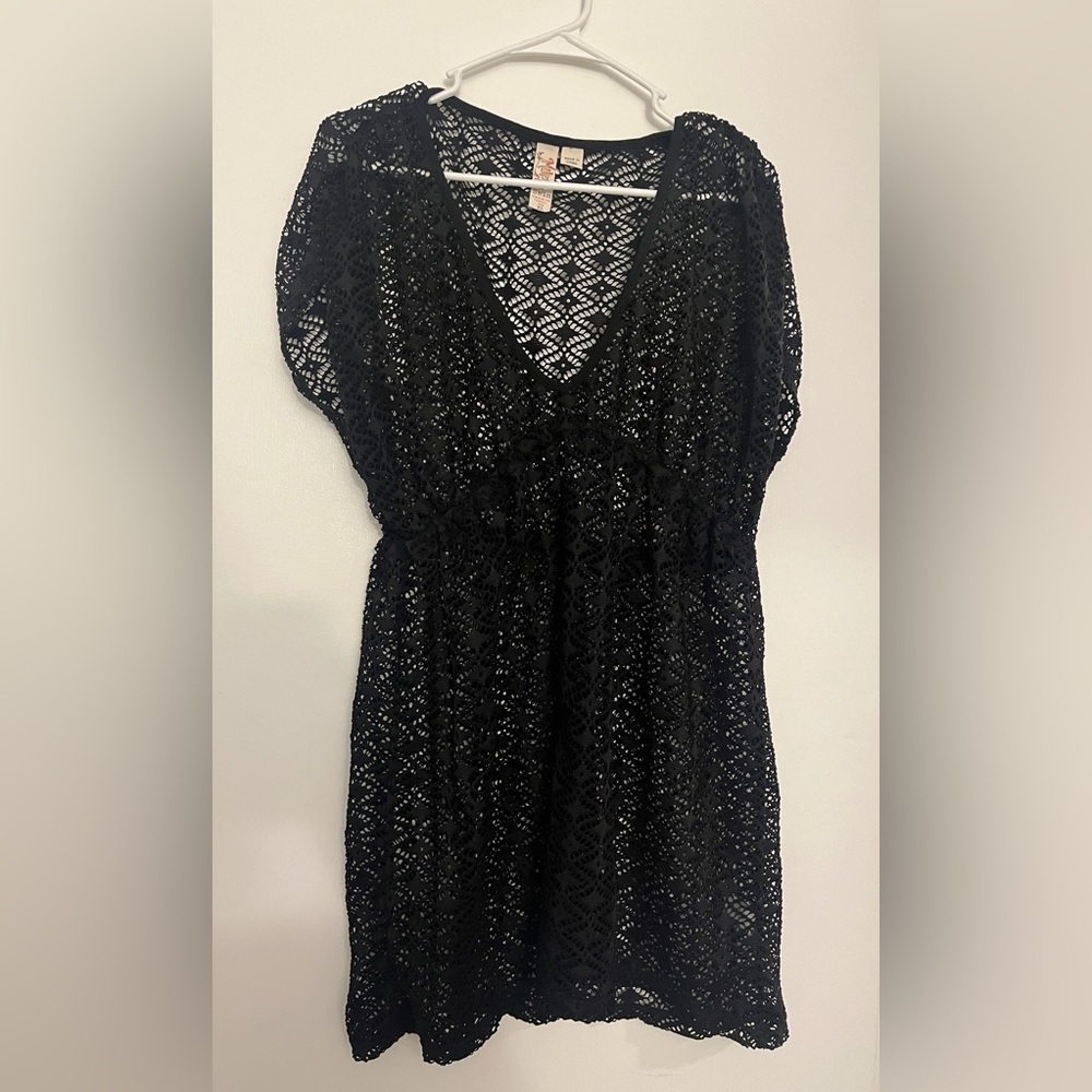 Miken Black Swim Coverup NWOT